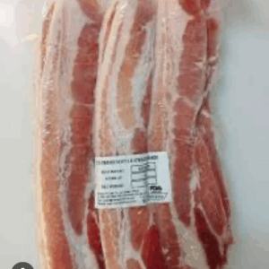 US Premium Style Streaky Bacon un-Smoked