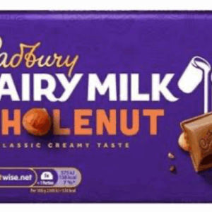 Cadbury Dairy Milk Whole Nut Chocolate 180g