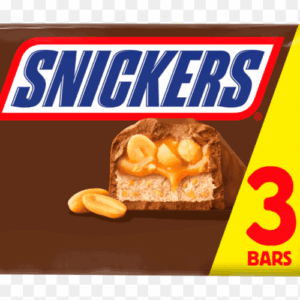 Snickers Chocolate Bars Multipack PM1.35 3 x 41.7g