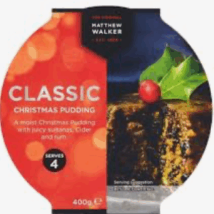 Matthew Walker Classic Christmas Pudding 100g