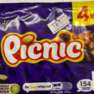 Cadbury Picnic 4 Bar Pack