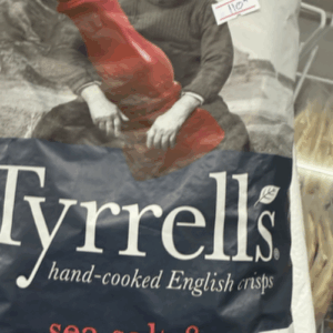 Tyrrells Sea Salt & Black Pepper Crisps 150g