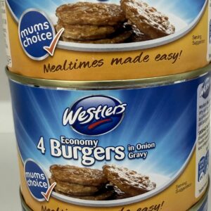 Westlers Burgers in Onion Gravy 425g