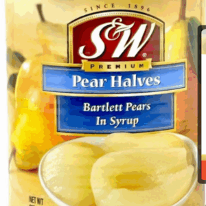 S&W Pear Halves net weight 125g