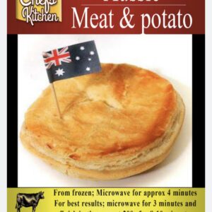 Korat Chef Aussie Pie Mince Beef & Potato 275g