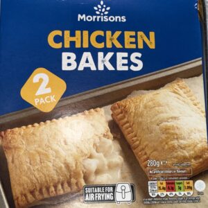 Morrisons 2 Pack Chicken Bakes 280g