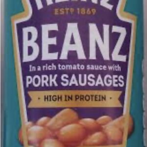 Heinz Beanz In a Rich Tomato Sauce with Pork Sausages 415g