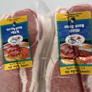 Prime Foods Middle Back Bacon packs Kg Packs