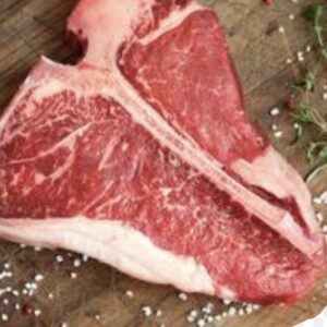 Aus Grain fed T BONE Steaks 350-450g Per Steak Charged Per KG
