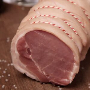 Pork Loin Joints uncooked  skin on 1 kg up
