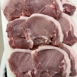 Pork Loin Chops Skin on 350g up