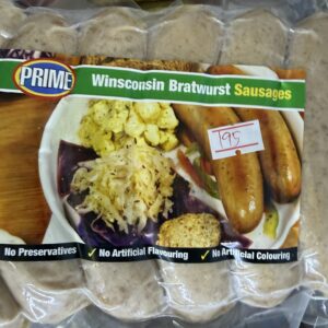 Prime Winsconsin Bratwurst sausage 500g