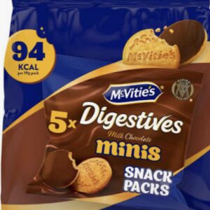 McVities Digestive Milk Chocolate Biscuits Minis 80g