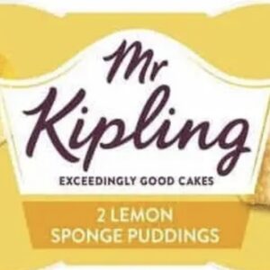 Mr Kipling 2 Sticky Lemon Sponge Puddings 108g