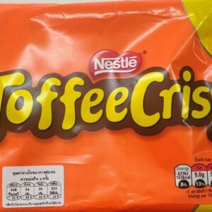 Nestle Toffee Crisp Milk Chocolate Bar Multipack 4 Pack 124g