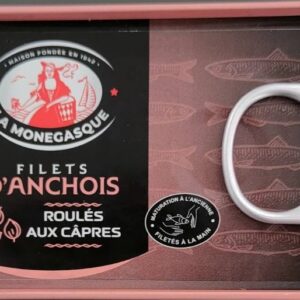 LM. ANCHOVIES ROLLED WITH CAPERS 50 G. EW